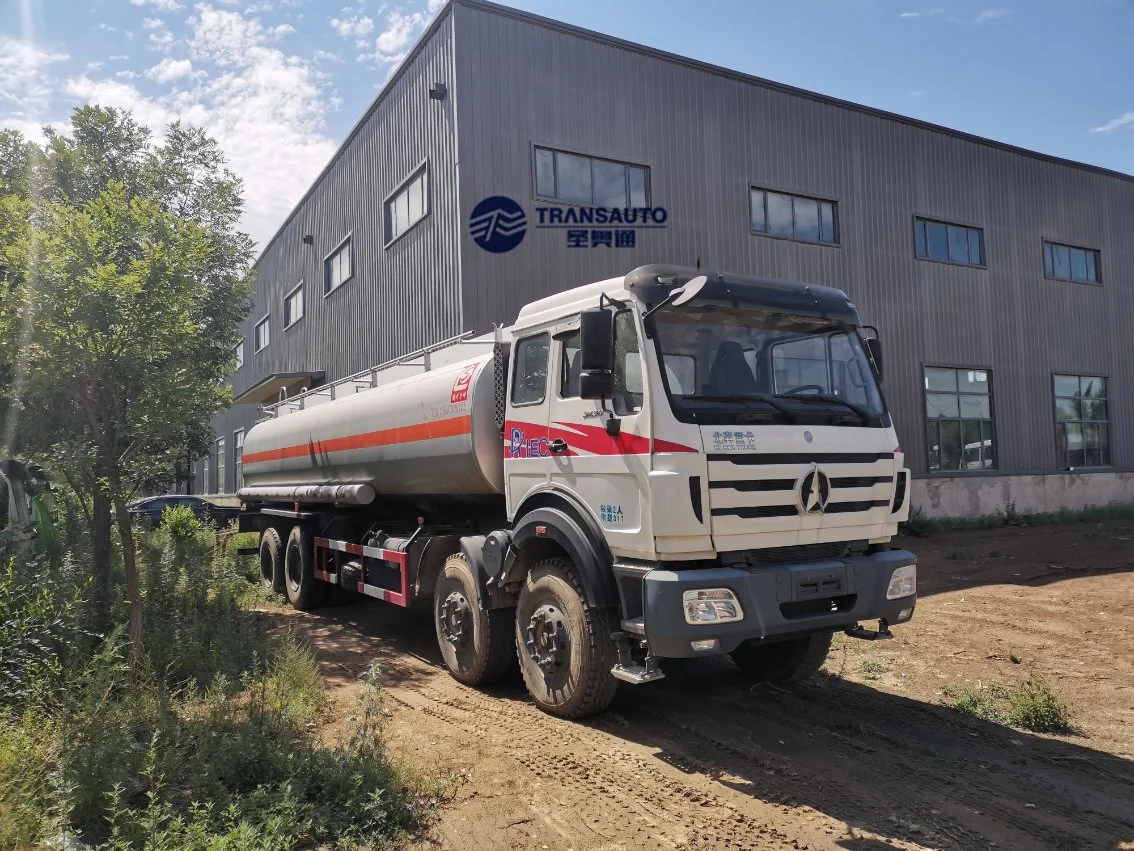 Hot Sale Used Benz Sinotruk HOWO Fuel Tank Truck Tankers Beiben Ng80 25 Cbm 12 Wheeel Truck