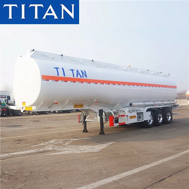 3 Axles 30000/40000/50000 Liters Oil/Diesel/Gasoline/Crude/Water/Milk/Propane Transport Steel Monoblock Fuel Tank/Tanker Truck Semi Trailer for Sale Price