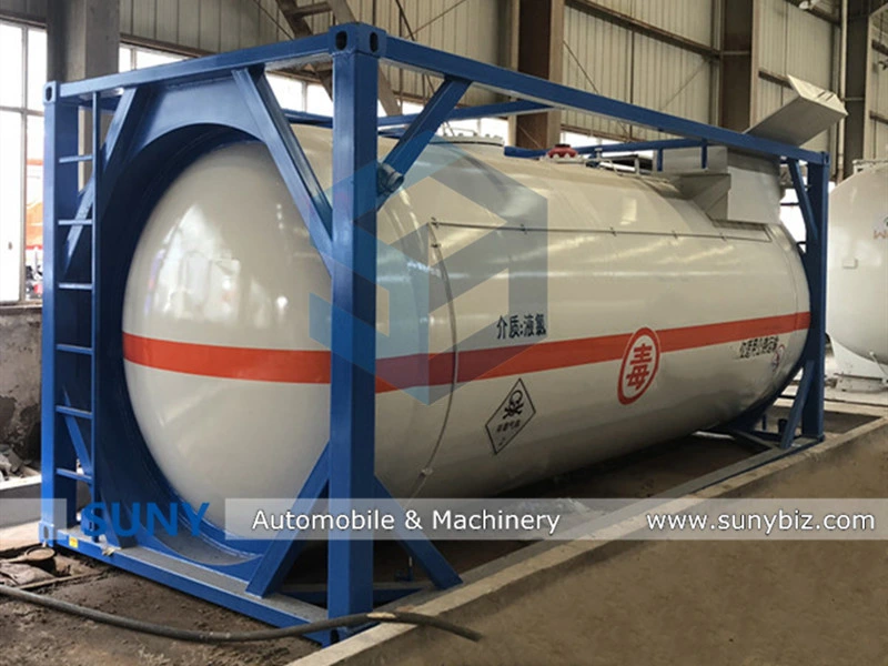 Good Quality 20FT 23.5m3 ISO LPG Tank Container Propane Factory