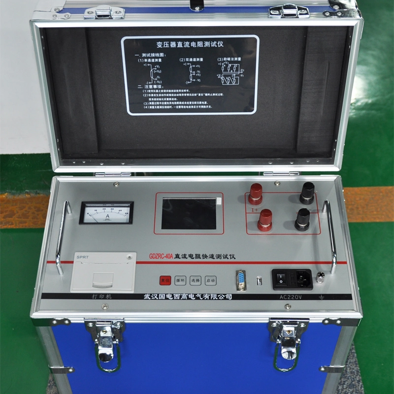 DC Resistance Test Transformer Winding Analysis Instrument (GDZRC-40U )