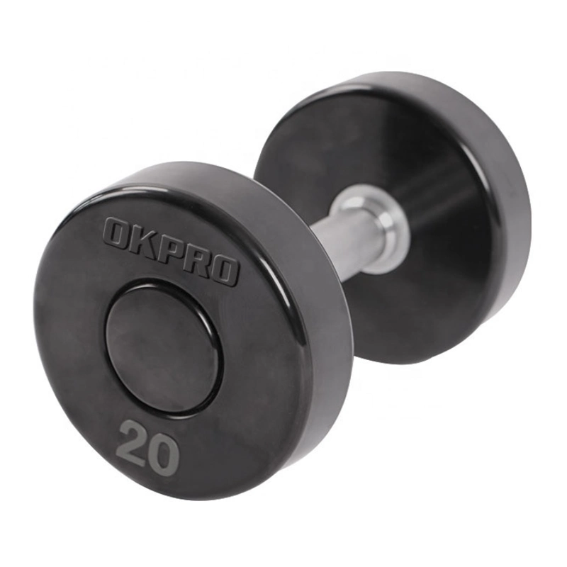 Okpro Free Weights Custom Gym Equipment China Gym PU Dumbbell