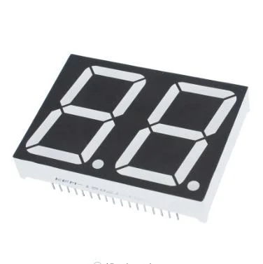 Display LED de 7 segmentos de três dígitos na cor amarela para forno elétrico / micro-ondas.