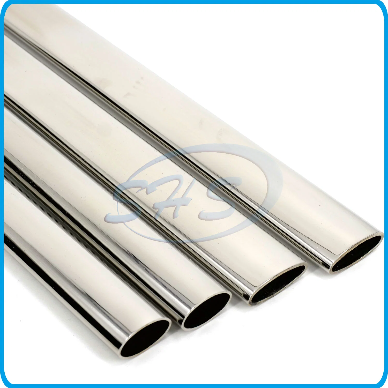 Stainless Steel Oval Pipes (Tubes) as Auto Fittings