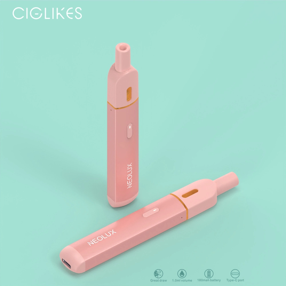 Haut de gamme Neolux Ciglikes D10 mèche en céramique de type stylo jetable vaporisateur portatif E narguilé Shisha stylo jetable pop de l'air de la Chine Acheter Gadget directe