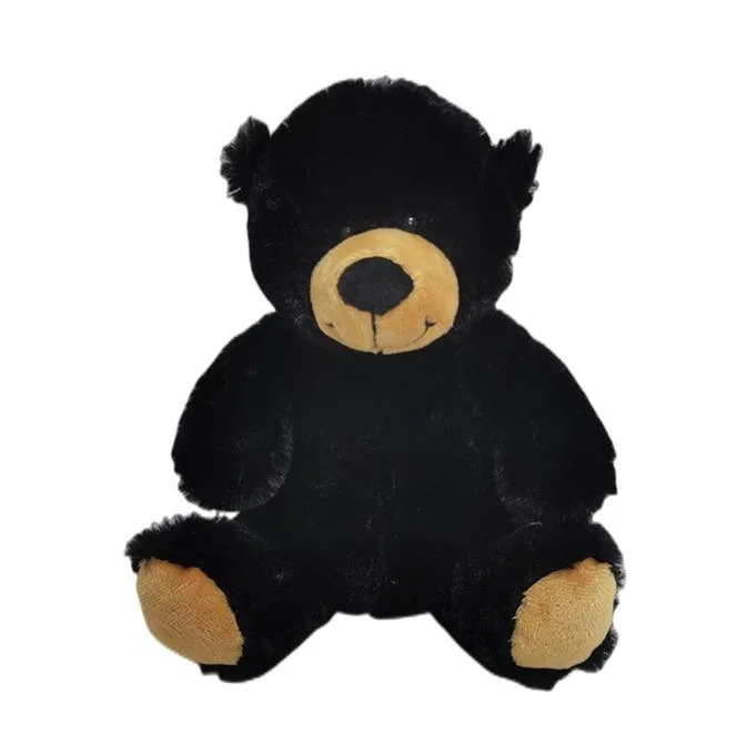 Piel de peluche de peluche hecha a medida Dark Brown Teddy Bear Kids Niños suave Regalo Animal Bear piel bebé 20cm Bricolaje piel