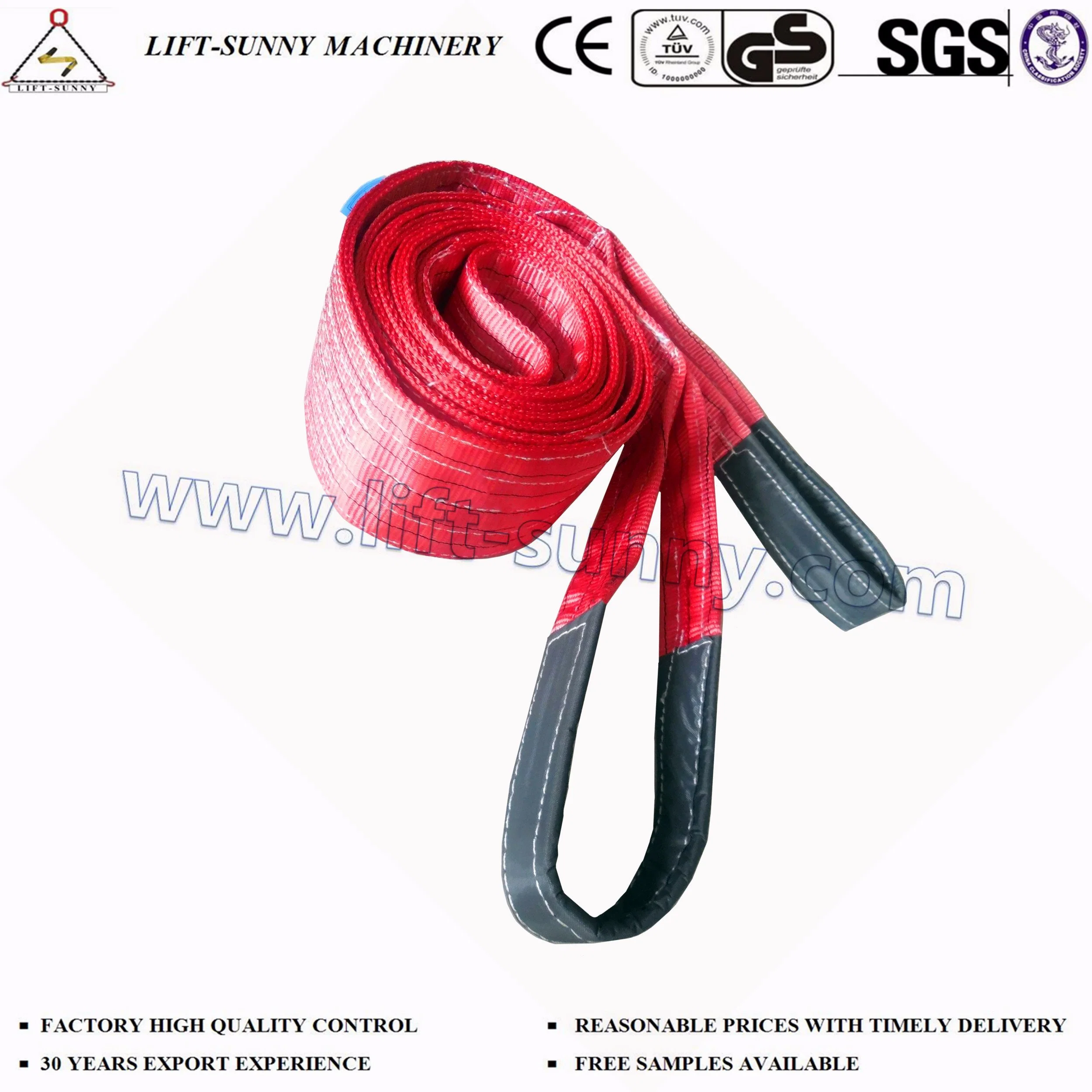 En1492 5t Polyester Webbing Lifting Sling for Lashing and Lifting