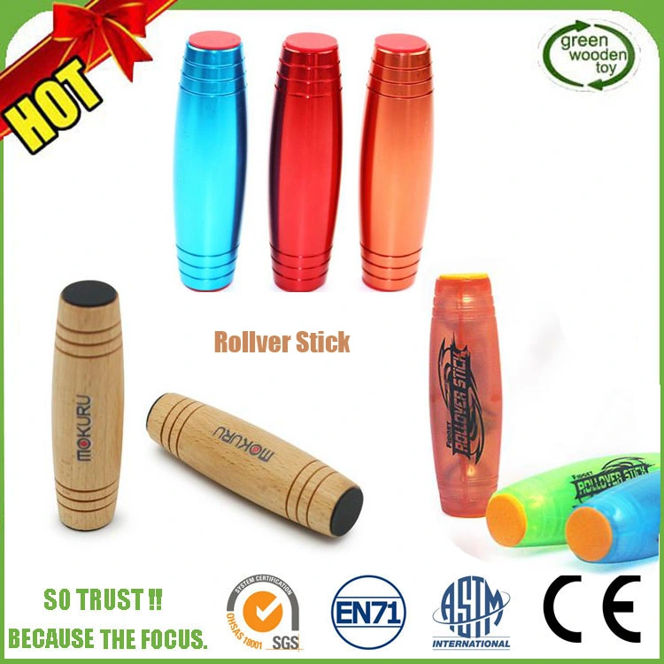 La novedad de la Oficina Regalos Mokuru Rollver madera juguete Fidget Stick