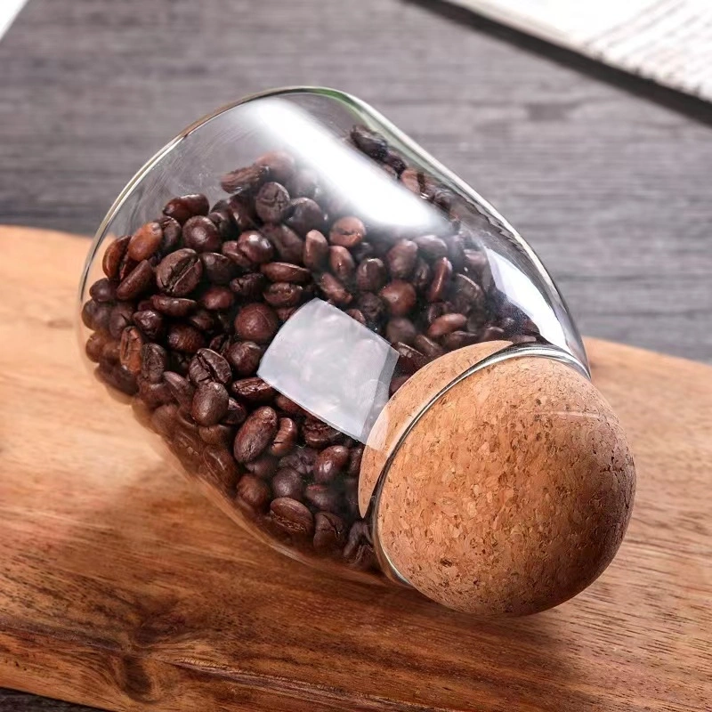 1600ml 1200ml Coffee Sealed Storage Glass Bottle Stash Glass Jar