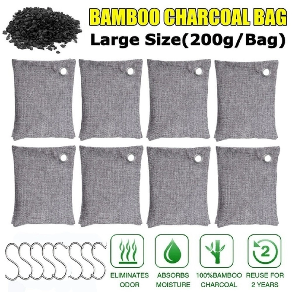 Original Factory Supply Natural Bamboo Charcoal Air Purifying Bag for Car Air Freshener