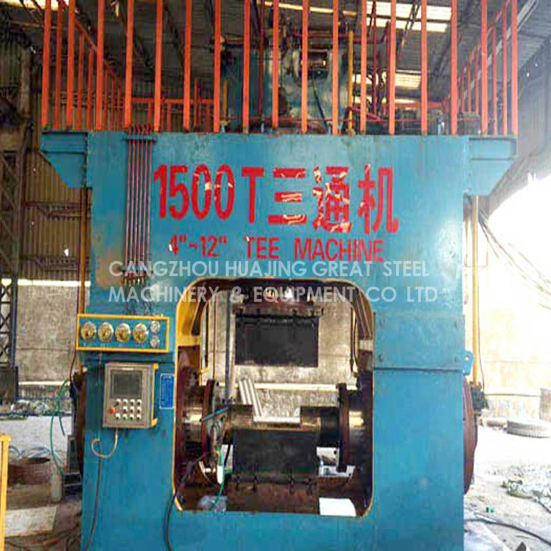 Factory Price Butted Welded Steel Pipe and Seamless Steel Pipe Tee Cold Forming Machine with PLC Control Automatic and Stable Working