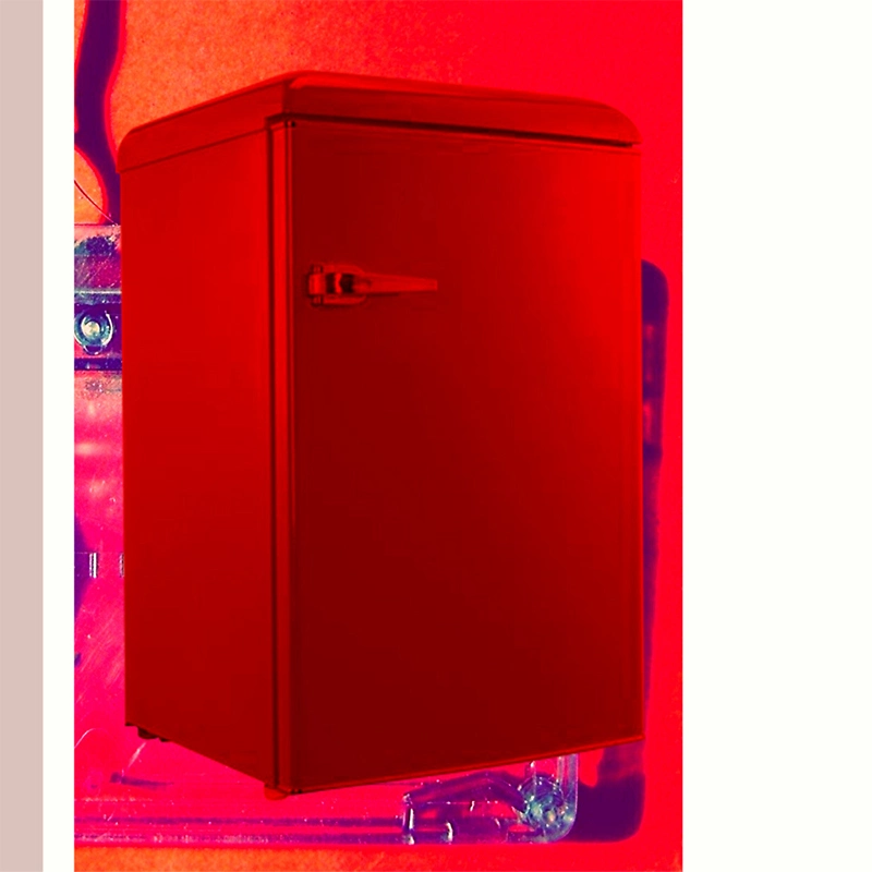 Venta caliente la temperatura de la puerta de arco de Retro refrigerador compacto Retro comerciales NEVERA REFRIGERADOR con una sola puerta