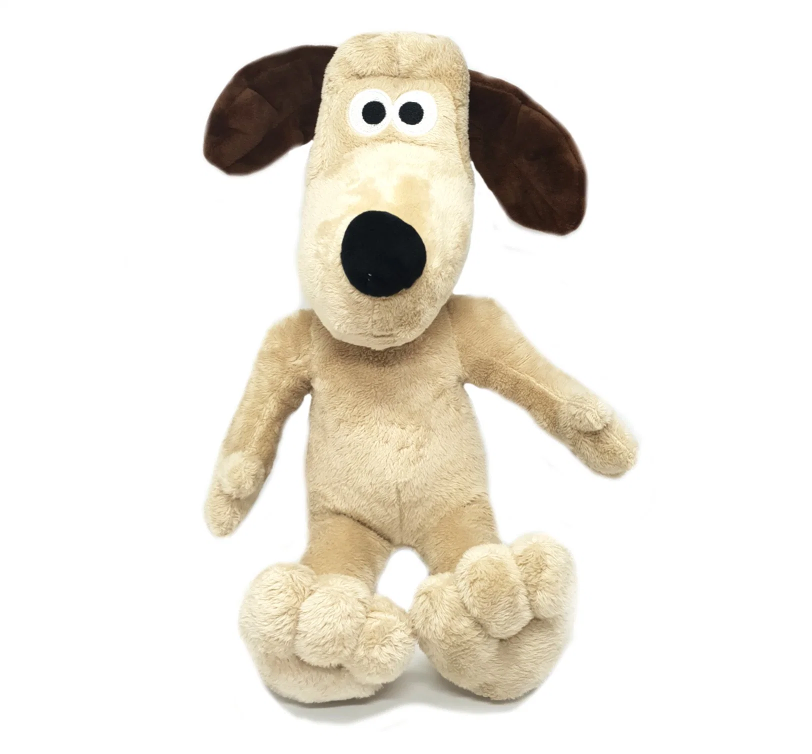 Wallace Gromit Chien en peluche assis Animal en peluche doux Jouets personnalisés pour enfants