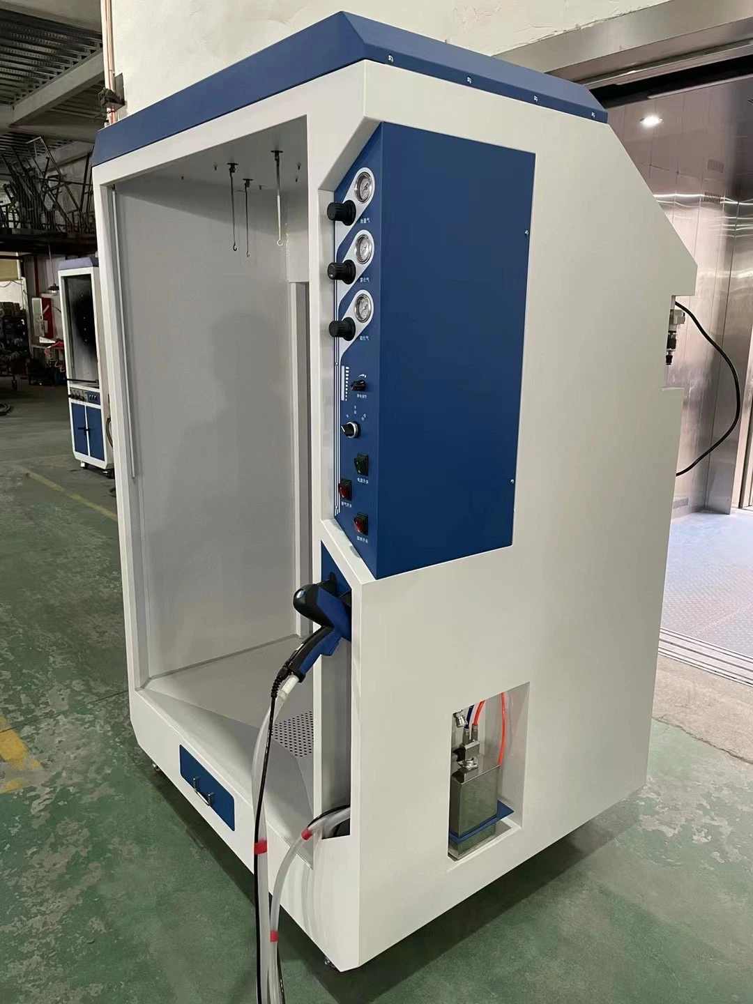 Dust Free Portable Small Mini Powder Coating Spray Paint Booth for Sample Making