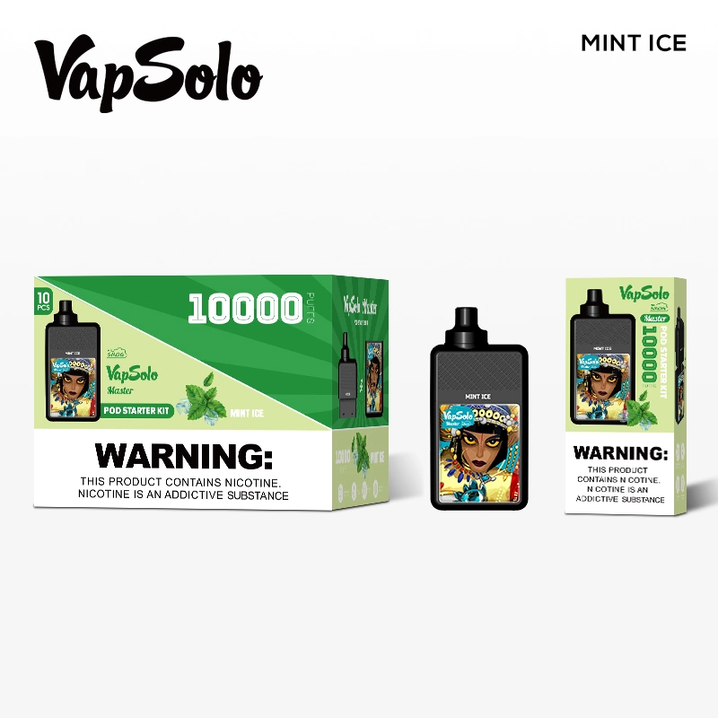 High quality/High cost performance  Mini vape Vapsolo 10000puffs 5ml Fruit Series E-Liqud Disposable/Chargeable Pod Kit