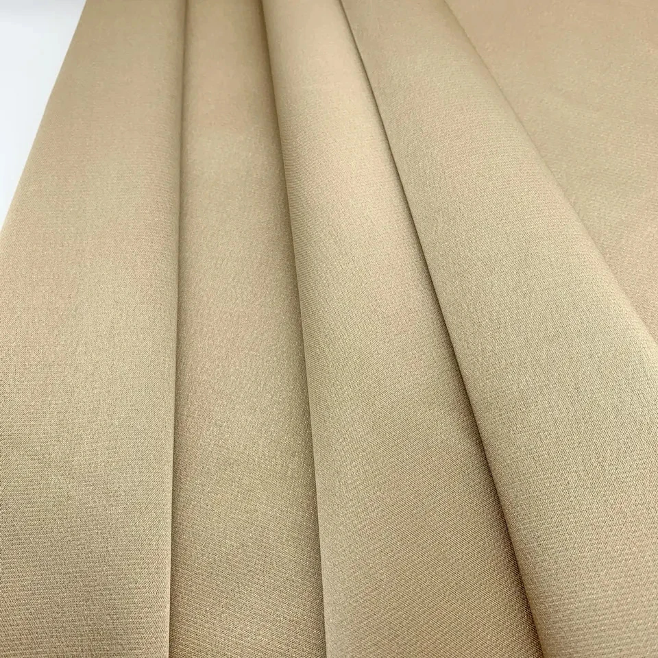 Fashionable Design Smooth Feeling Twisted Imitated Acetate Lurex Satin Pongee Polyester Fabric