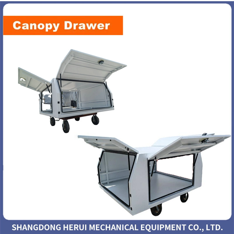 High quality/High cost performance  Dual Single Cab 3 Doors Canopy Top Tool Box