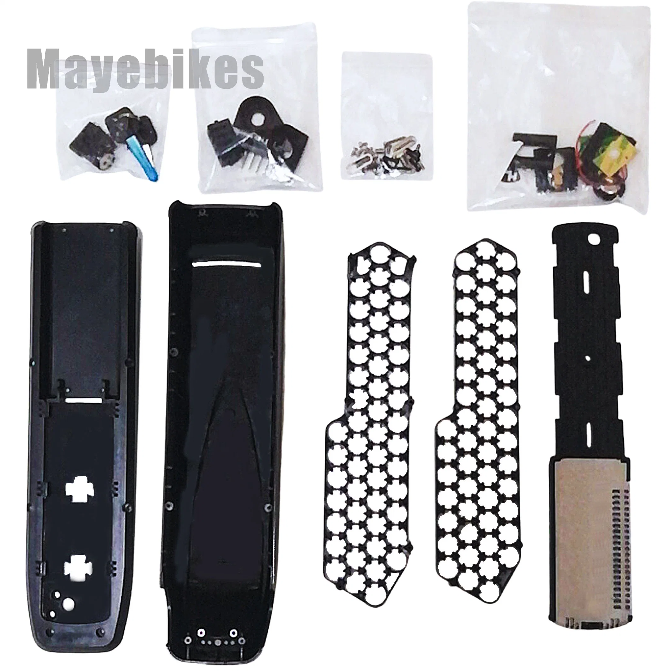 Mayebikes Latest Model Full Set Sse-046 Electric Bike MTB DIY Battery Box 36V 48V Hailong Ebike Battery Case with 52PCS Holders