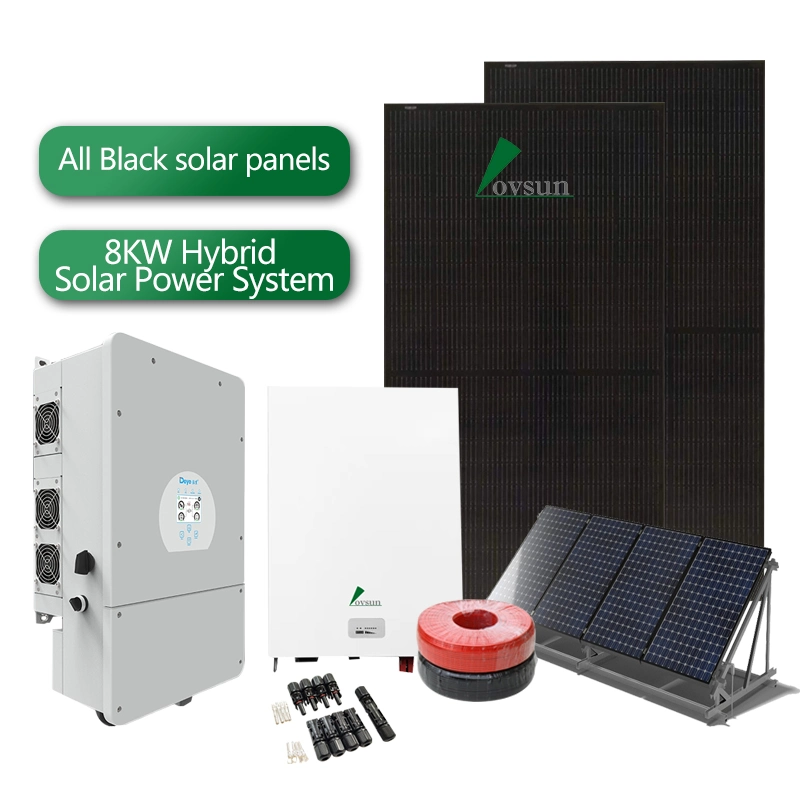 Promotion Price Complete Unit on Grid off Grid 220V 380V 5kw 10kw 20kw 30kw Wind and Solar Power System Hybrid