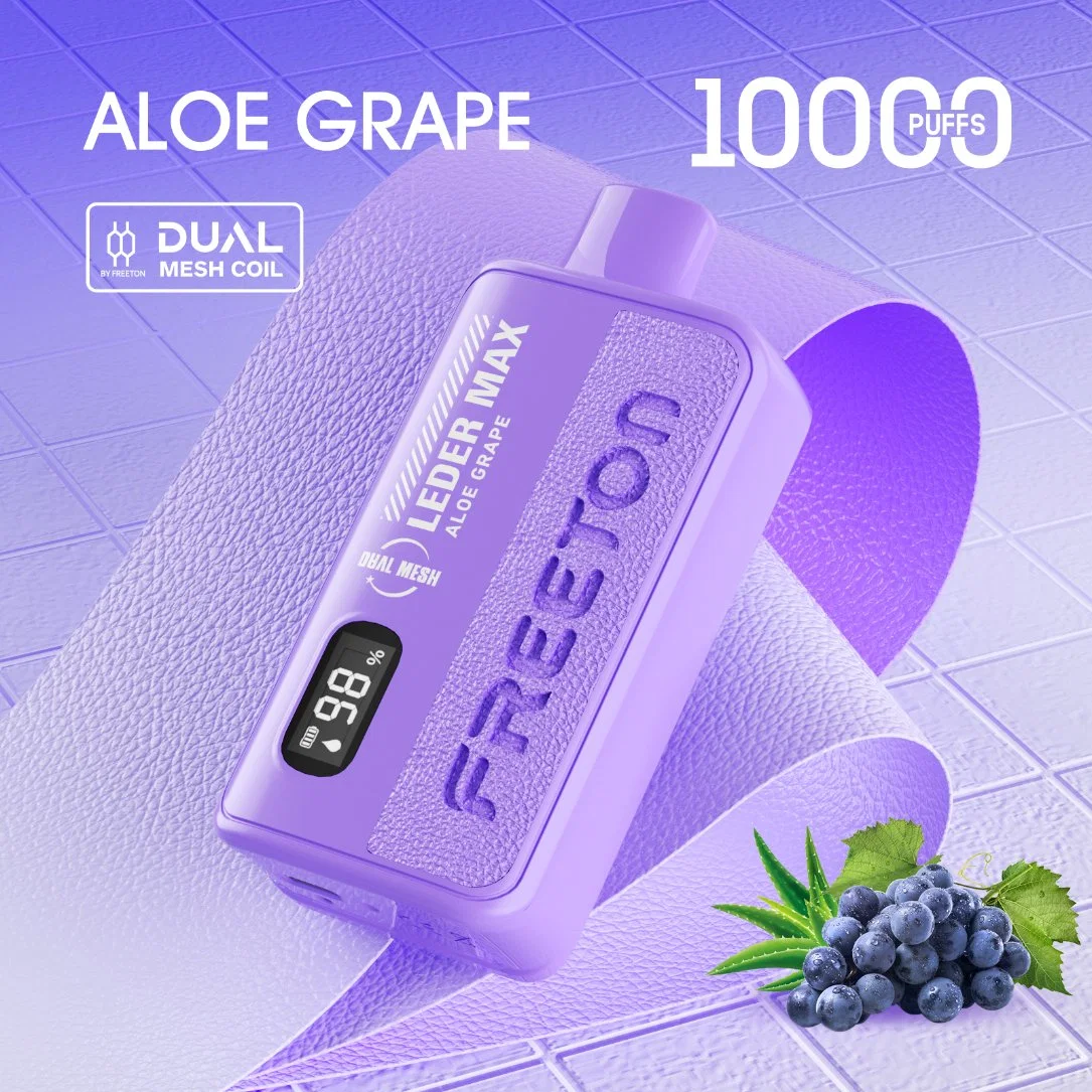 EUA novo popular 10000 puff preço por atacado 5% sal de NIC 20 ml e-Liquid descartável e Venda por grosso de cigarros Vaporizador electrónico