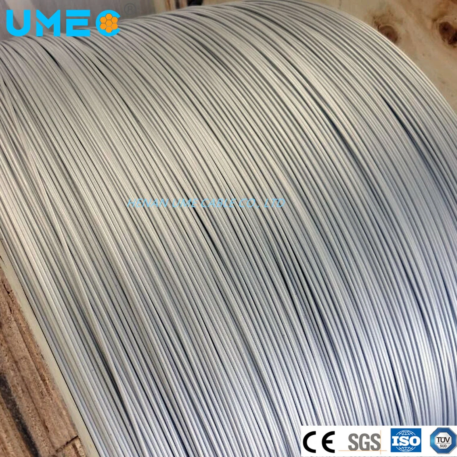 Electric Acs Aluminum Clad Steel Single Wire or Stranded Conductor for Opgw Production Electrical Acs Conductor