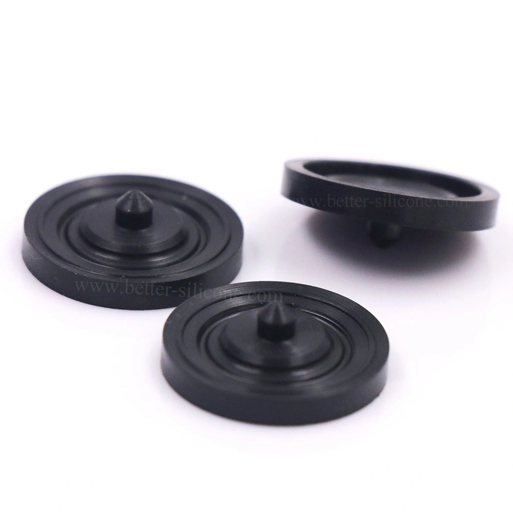 Custom EPDM NBR Silicone Rubber Sanitary Diaphragm Seal for Pressure Gauge/Transmitter