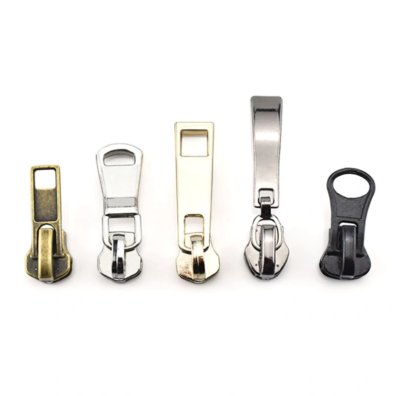 Wholesale/Supplier Custom Easy to Install Plating Metal Zipper Sliders Aluminum Alloy Zipper Zip Sliders