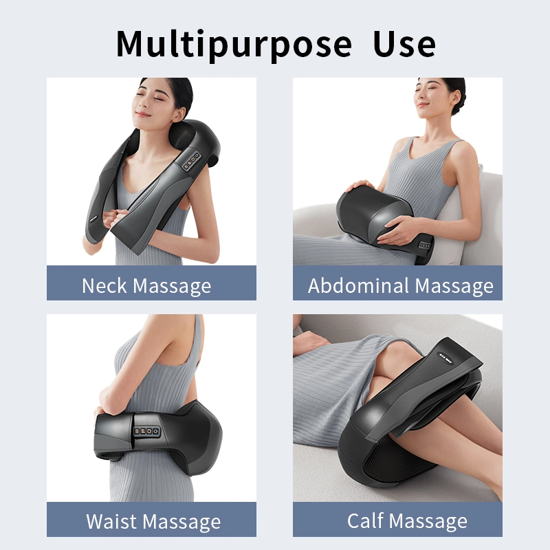 Multifunctional Rechargeable Neck Massager Most Popular Shiatsu Neck and Back Shoulder Massager