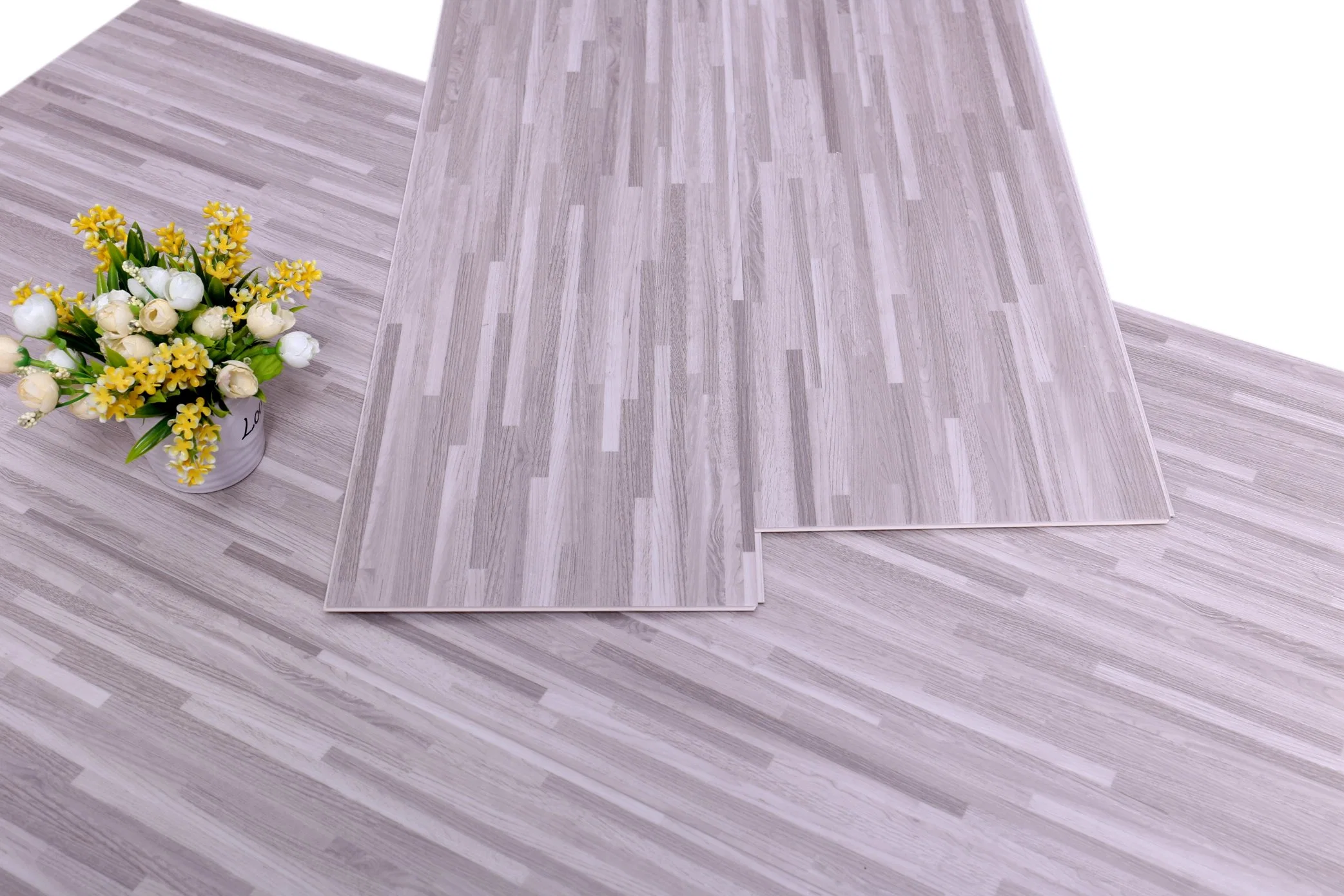 Embossed Surface Engineered Spc Rigid Plank Click Vinyl Flooring