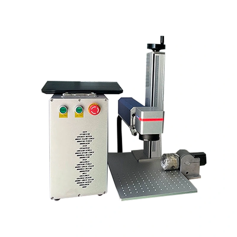 30 Watt 50 Watt 60 Watt Raycus Jpt Mopa Color Fiber Laser Marking Machine for Metal Plastic