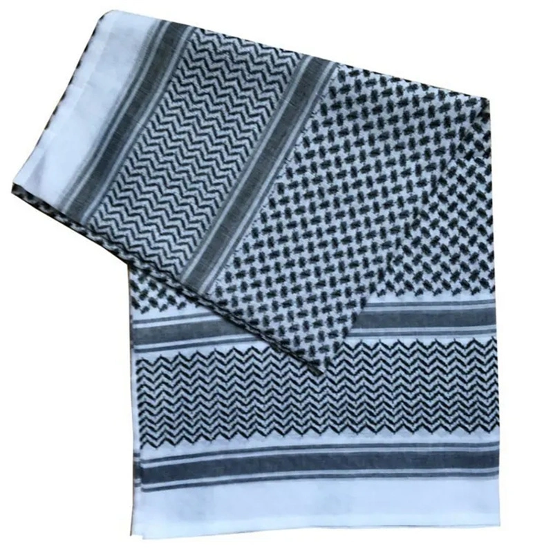 Precio competitivo árabe musulmán Dubai Arabia Jacquard hombres velo hiyab Keffiyeh Shemagh