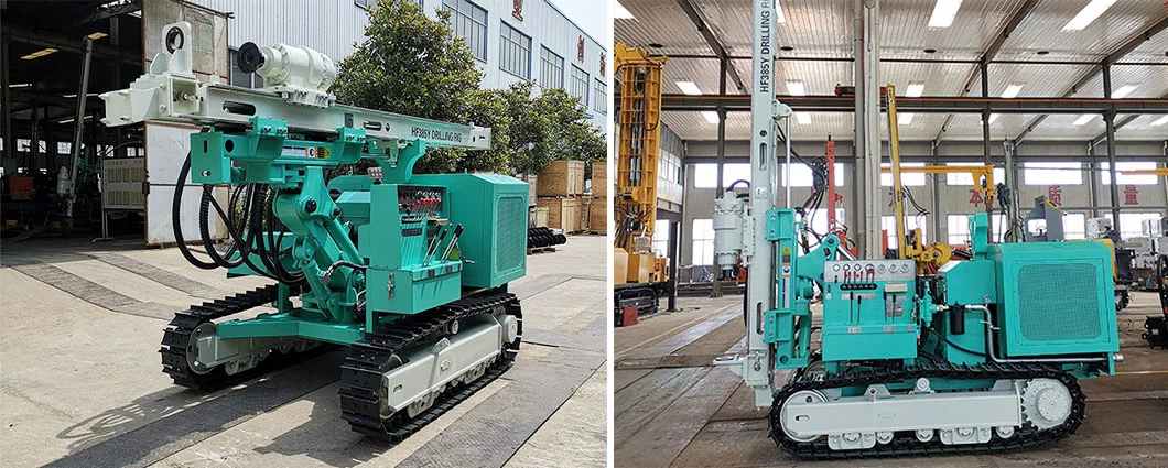 Impactor 20-120m Hanfa in 40 Feet Container Borehole Drilling Machine Pilling Driver