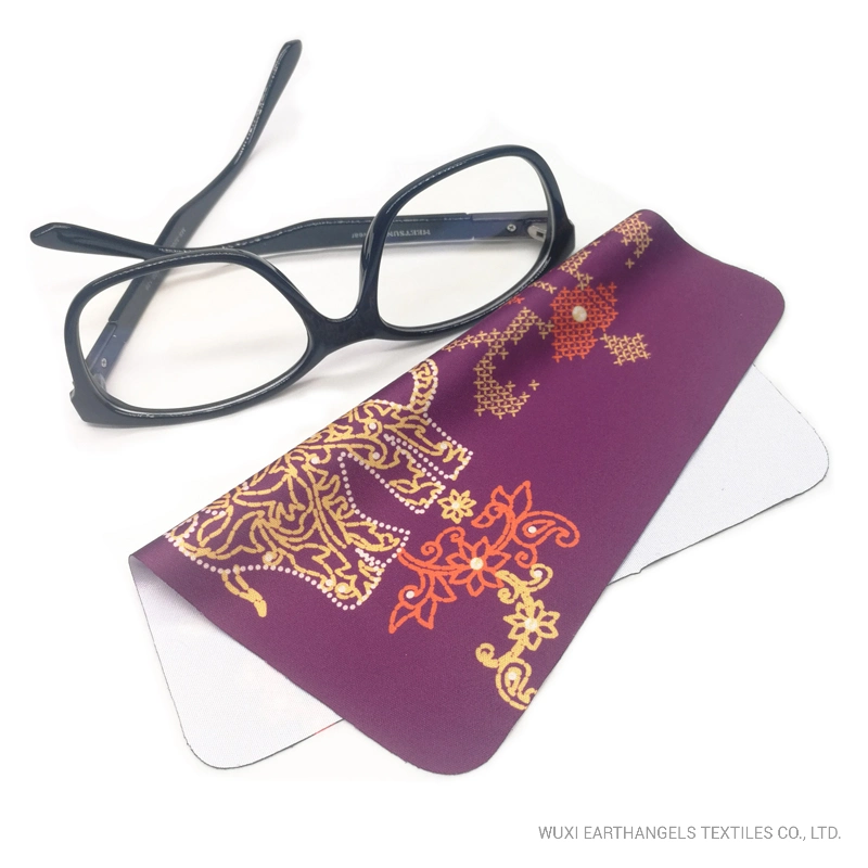 Custom Heat Transfer Printed Microfiber Lens Glasses Cleaning Cloth