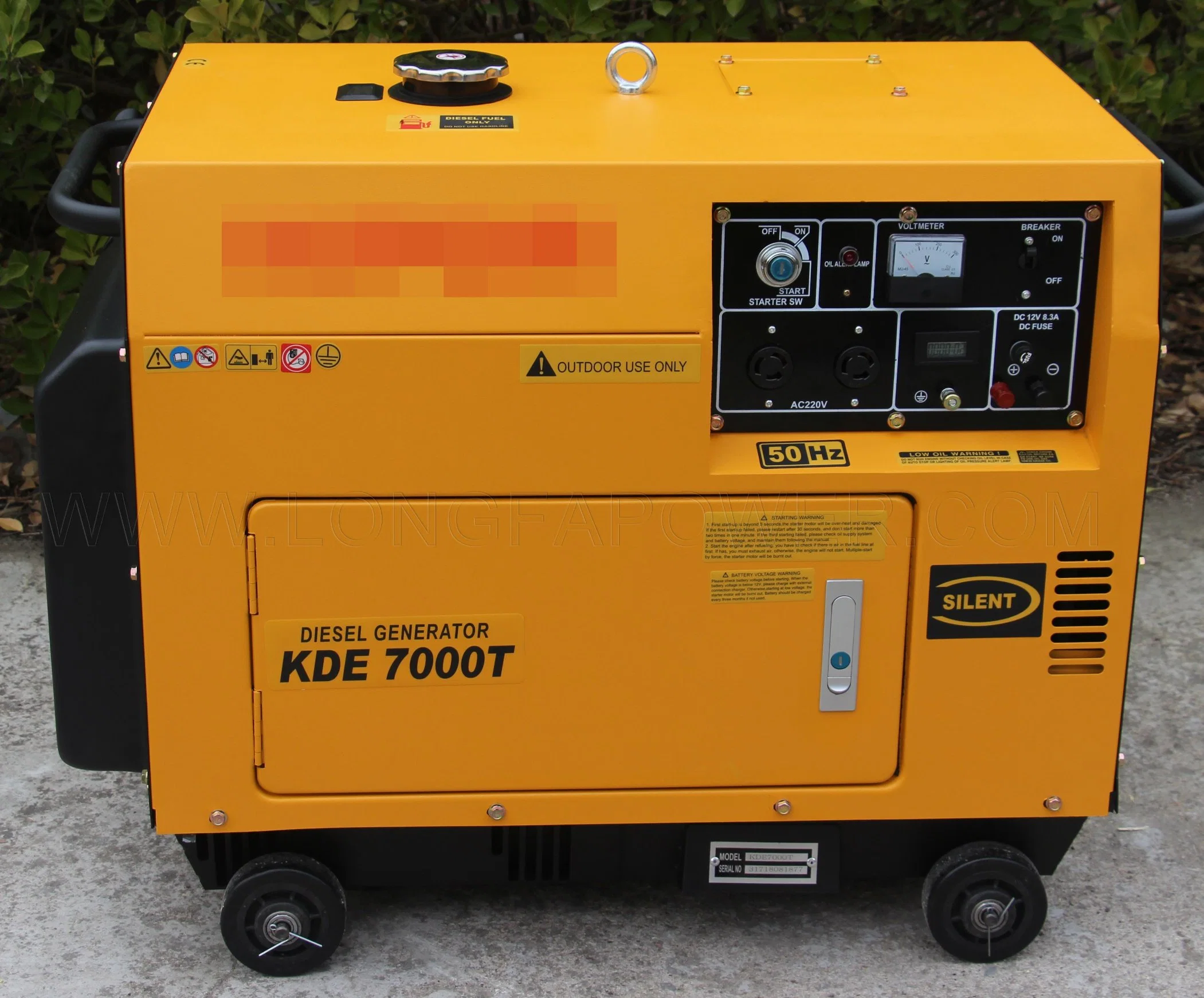 3 Kw 3kVA 4 Kw 4kVA 4000 W 5 Kw 5 kVA 5000 W 6 Kw 6 kVA 6000 W 7 Kw 7 kVA 7000W 8KW 8 kVA 10kw Design Kamakipor 1 Fase 3 com proteção acústica silenciosa gerador diesel