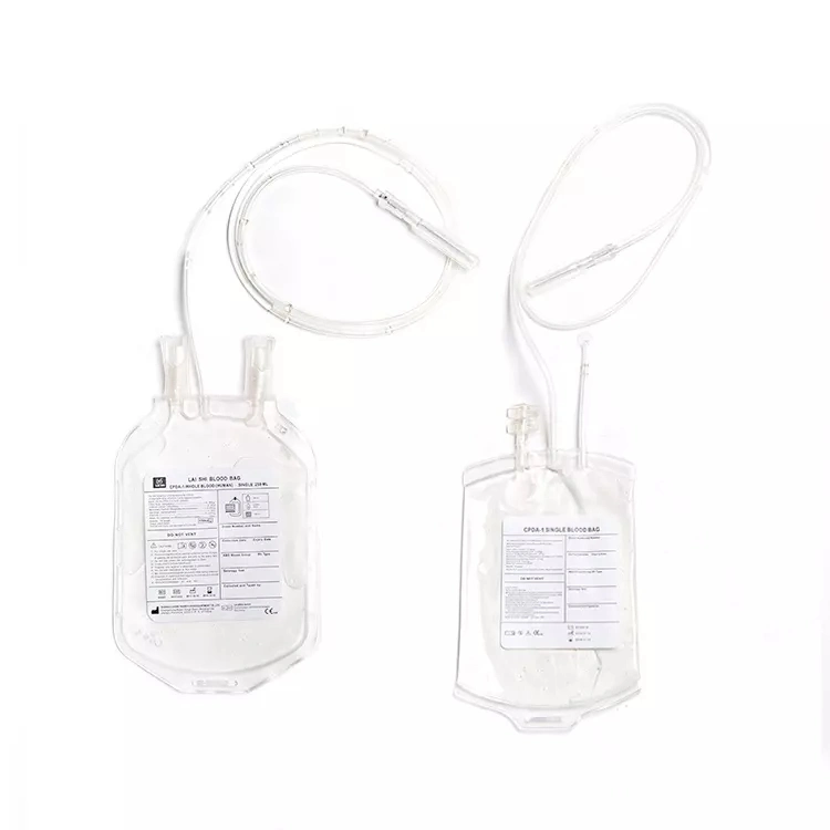 Disposable Medical Sterile Blood Bag for Blood Collection Single