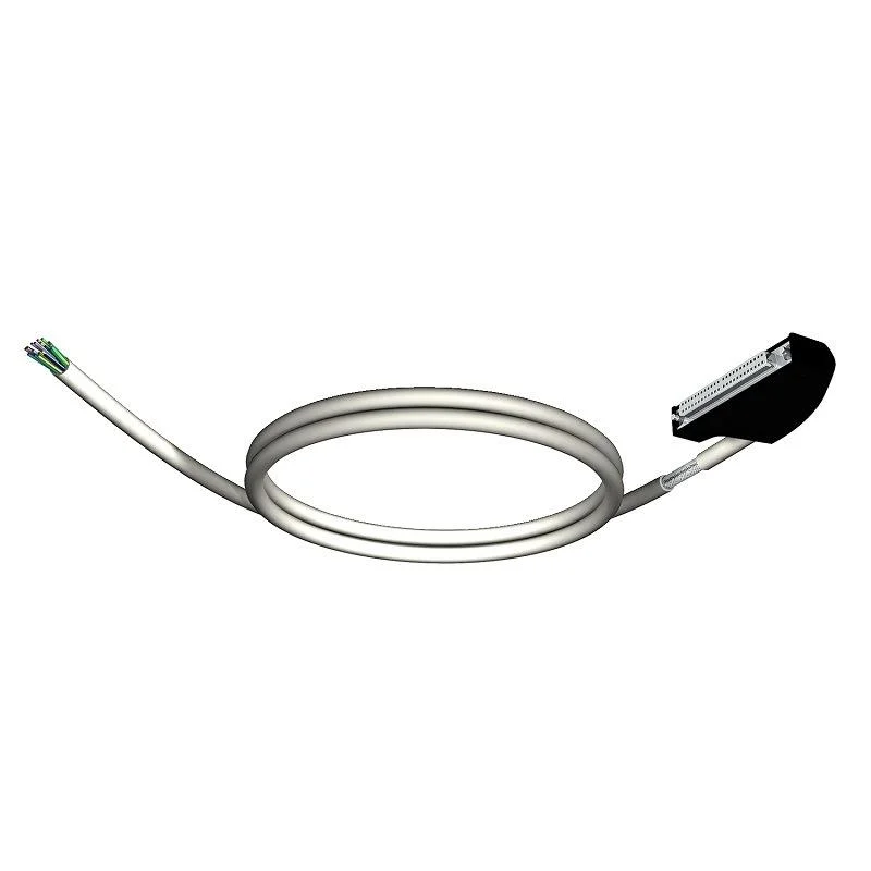 New-Original Sch-Neider-Bmxfcw501s M340-Cable por la entrada analógica o Output-Module Fcn-40 conector Shielded-Cable Point-Module con a-40 Flying-Leads