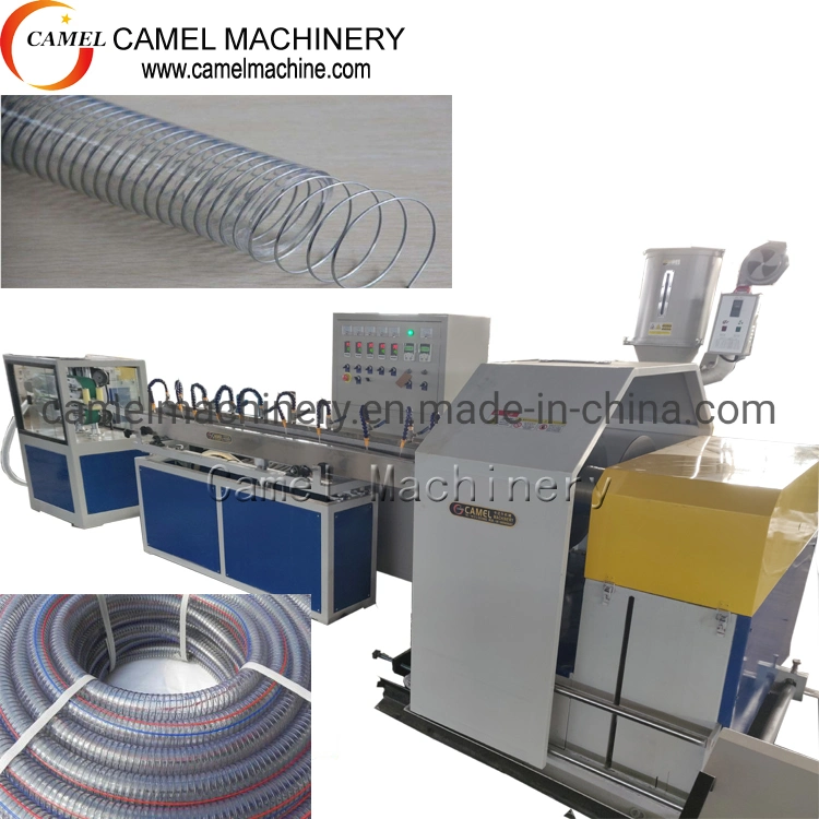 Plastic PVC Steel Wire Reinforced Pipe Extrusion Line PVC Material Hose Production Line