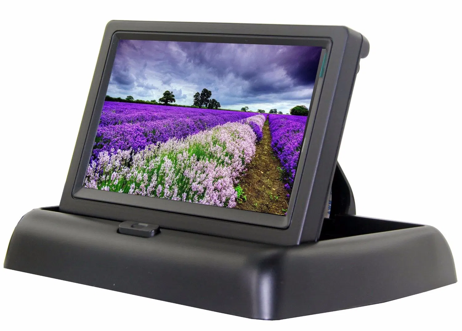 Monitor LCD de respaldo para automóvil de 4,3" con vista trasera plegable