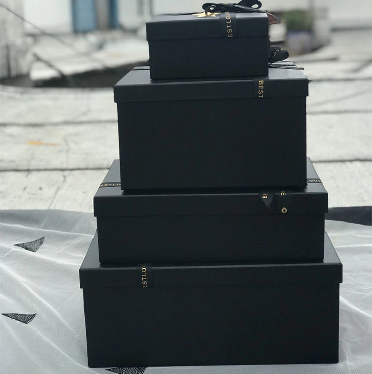 Wholesale/Supplier Costom Black Bow Gift Box Cordboard Packaging/Cosmetic /Jewelry/Suit Thermos Coffee Cup Lipstick Scarf Shoes Perfume Bottle Luxury Brand Paper Packing