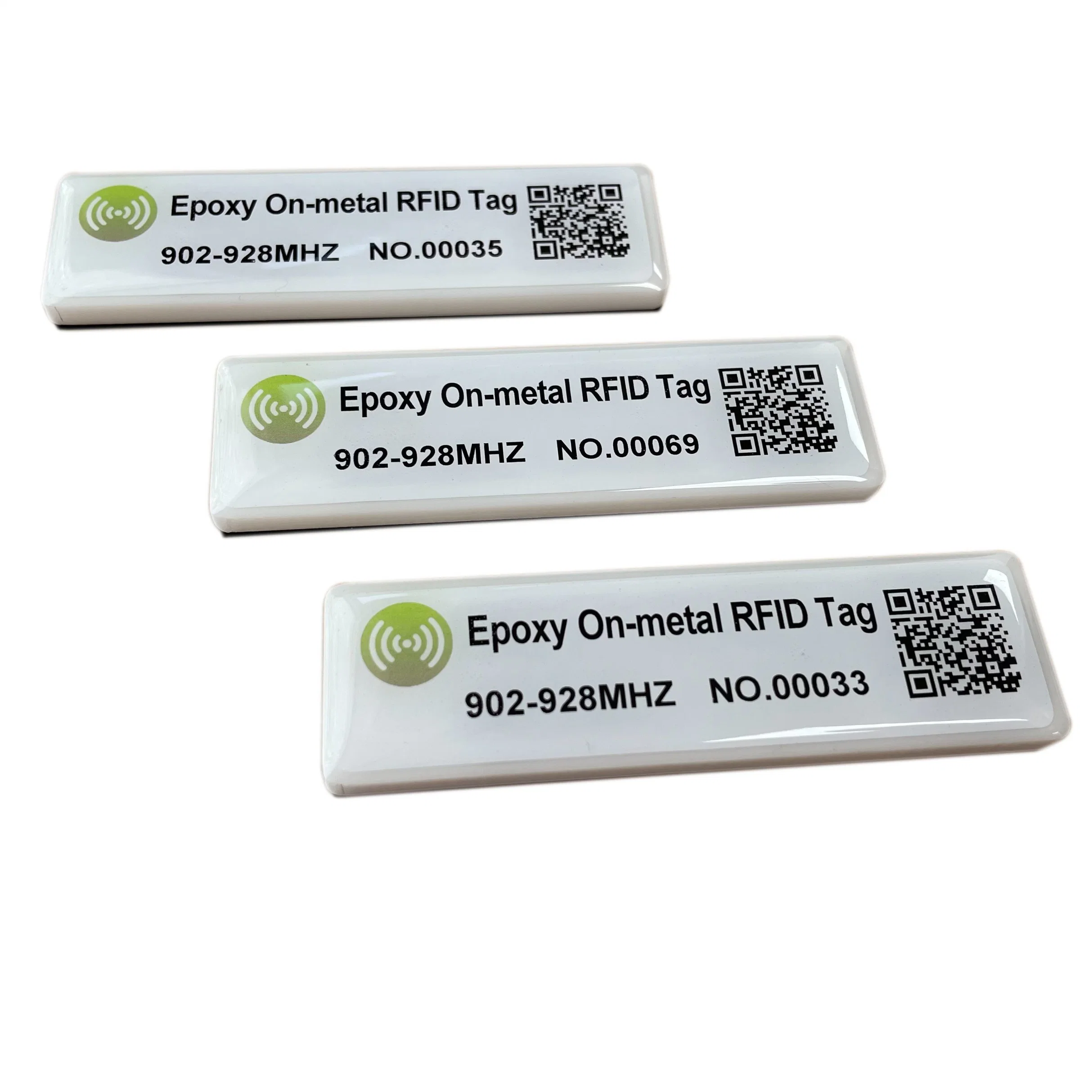 Variable Data Prinitng ISO18000-6c U9xe etiqueta RFID de epoxi UHF en metal Pegatina