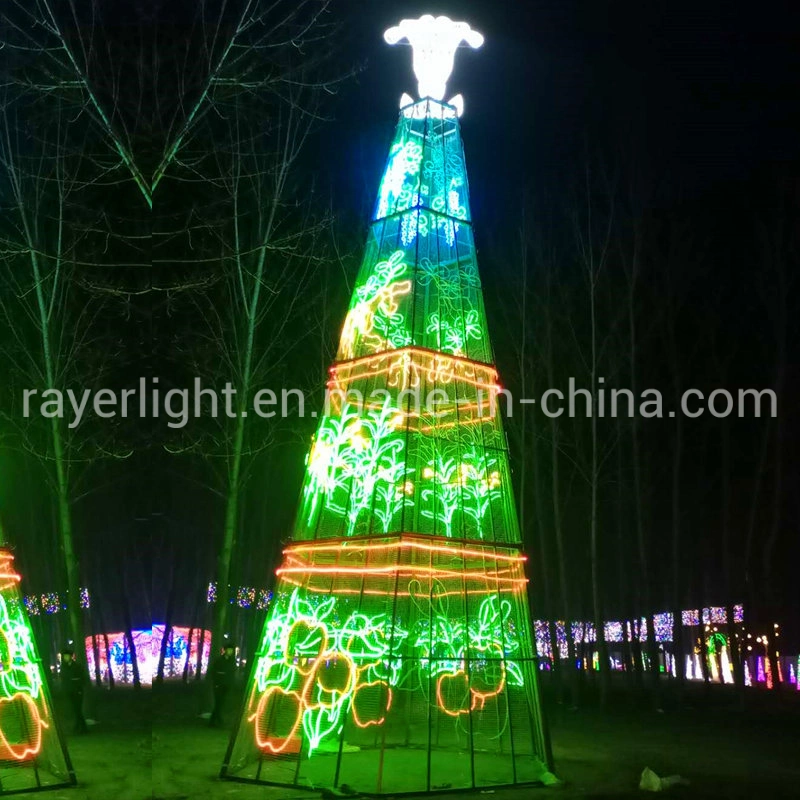 LED Lighting Show Customized Decoration Flashing Tree Garden Products