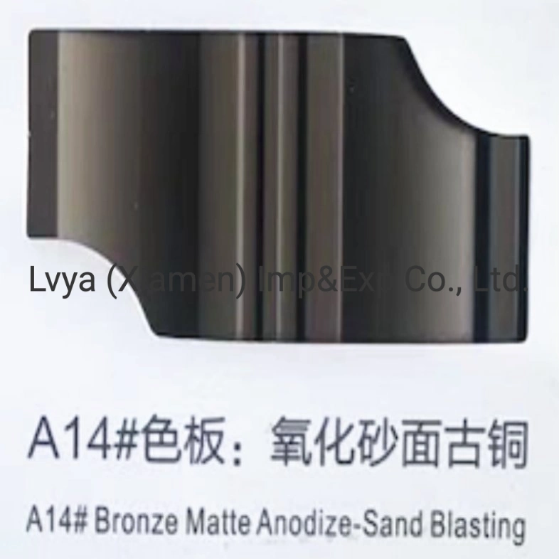 Anodized Coating Aluminium Spare Auto Parts Building Material Hardware Window Profile A13#