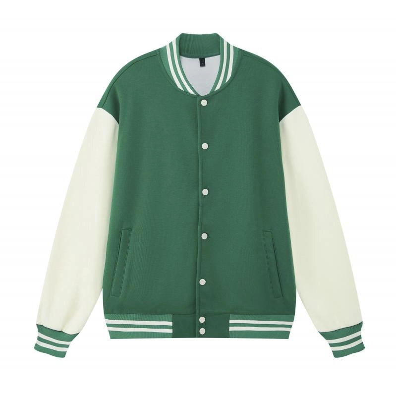 2101#colorido de la marca de moda de béisbol de algodón suelto chaqueta