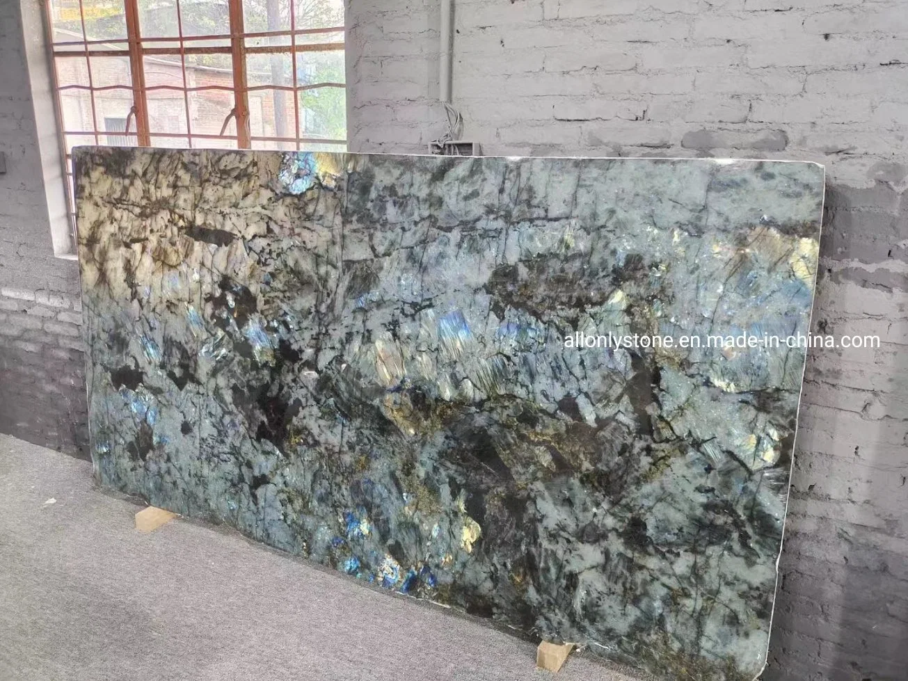 Licht Durch Natur Brasilien Luxus Granit Stein Labradarite Blau Slab Für Steinwandfliesen