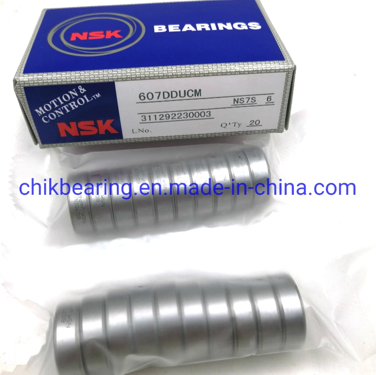 High Speed Low Friction NSK Miniature Deep Groove Ball Bearing 623dducm 624dducm 625dducm 626dducm 627dducm 628dducm 629dducm for Small Rotary Motors