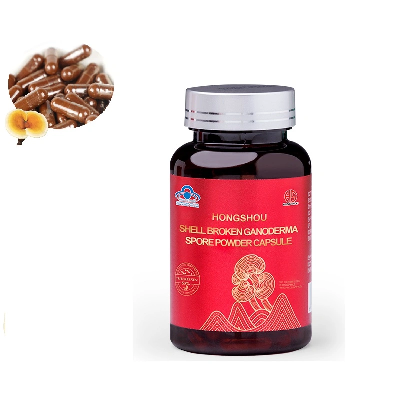 Factory Sale Ganoderma Lucidum Lingzhi Reishi Mushroom Extract Spore Powder Capsule