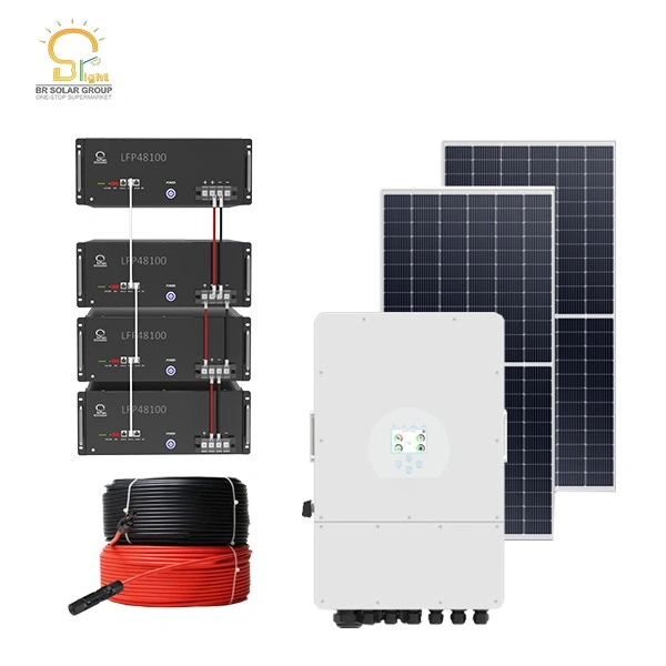 CE aprobado Home Generador de Energía Solar litio off sistema de red Con precio de fábrica Brhf-5kw