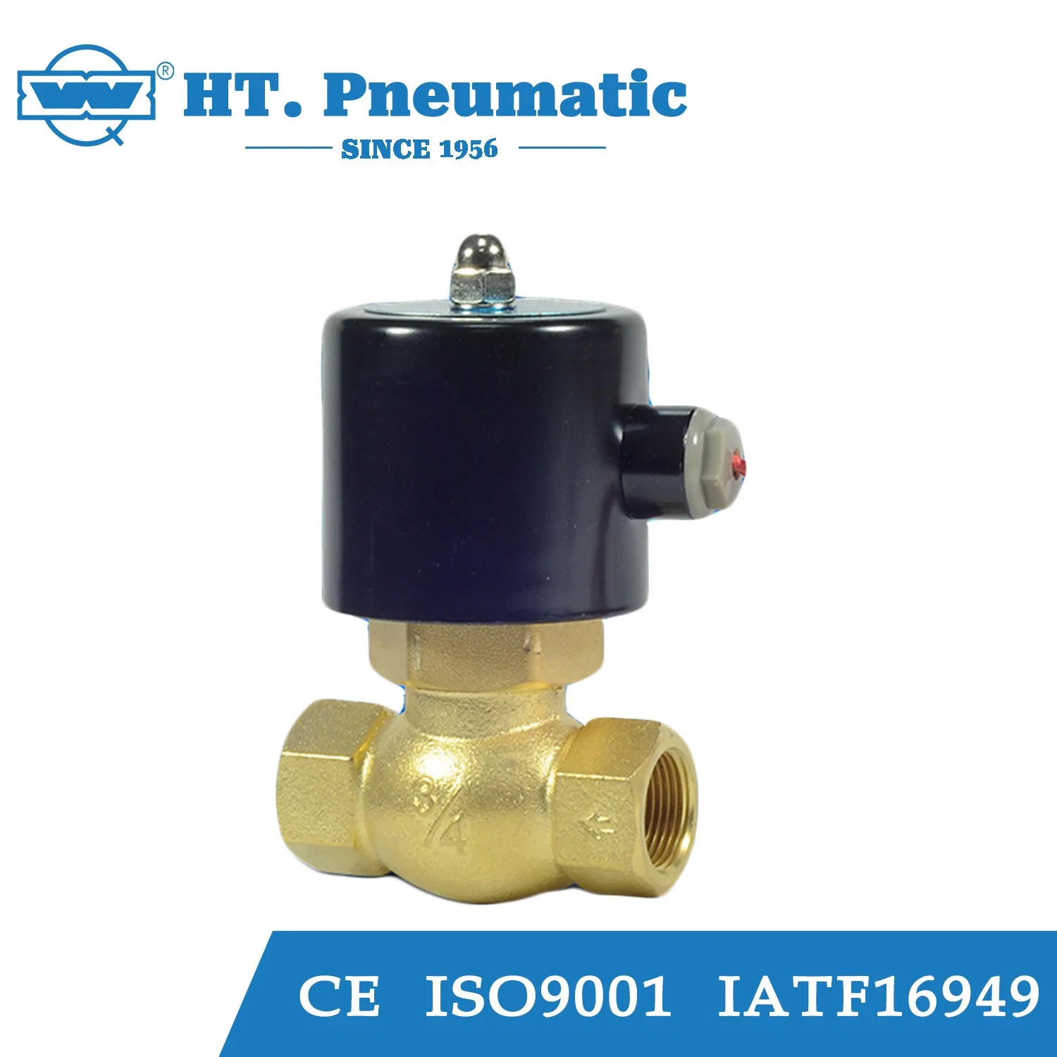 Válvula solenóide de alta qualidade 2L300-35 Série 2/2 vias componente pneumático de alta temperatura Indústria metalúrgica China Fornecedor Huatong Pneumatic