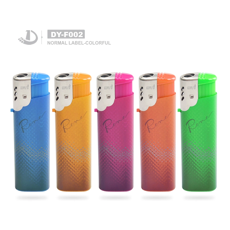Label-Colorful Beautiful Hot Selling Cigarette Lighter