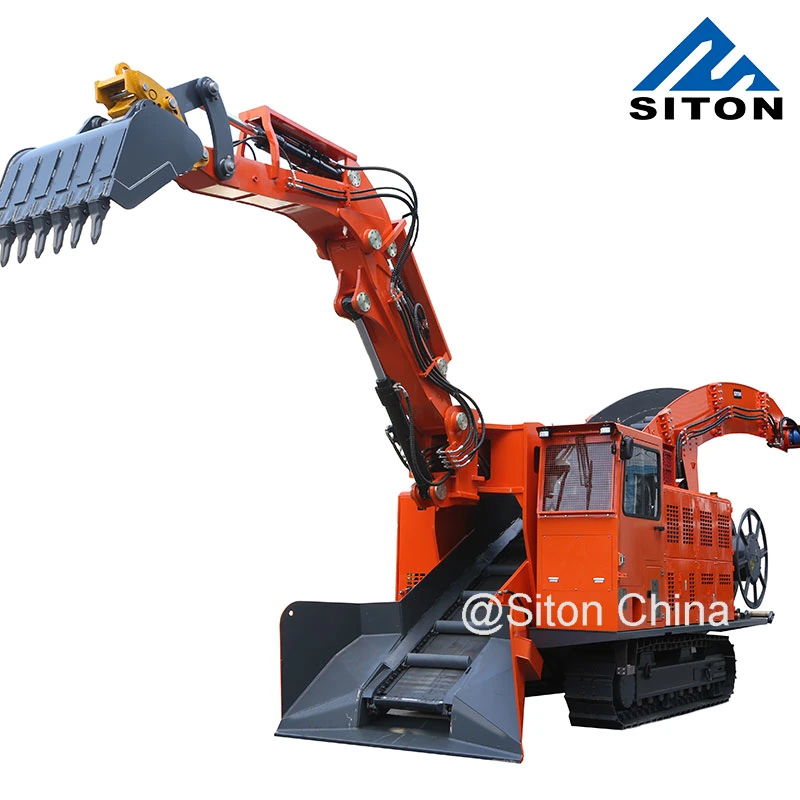 Siton Mining Excavator Wheel Coal Mine Tunneling Mucking Underground Crawler Muck Loader