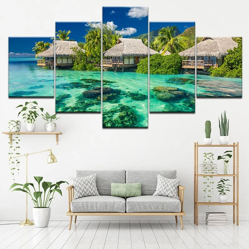 Summer Vacation Sea View Room 5 Pieces of Diamond Painting Refresh Style.